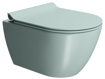 COLOR ELEMENTS 50X36 - Wall-hung back to wall ceramic toilet by GSI ceramica - view 2